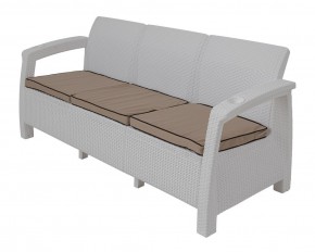 Диван Yalta Premium Sofa 3 Set (Ялта) белый (+подушки под спину) в Заводоуковске - zavodoukovsk.mebel-74.com | фото