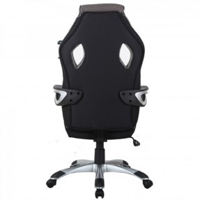 Кресло компьютерное BRABIX Techno GM-002 (ткань) черное/серое, вставки белые (531815) в Заводоуковске - zavodoukovsk.mebel-74.com | фото