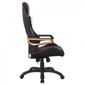 Кресло компьютерное BRABIX Techno Pro GM-003 (ткань черное/серое, вставки оранжевые) 531813 в Заводоуковске - zavodoukovsk.mebel-74.com | фото