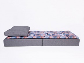 Кресло-кровать бескаркасное Харви (коричневый-квадро беж) в Заводоуковске - zavodoukovsk.mebel-74.com | фото