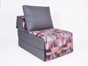 Кресло-кровать бескаркасное Харви (серый-сноу манго) в Заводоуковске - zavodoukovsk.mebel-74.com | фото