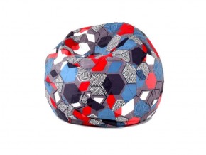 Кресло-мешок Мяч M (Geometry Slate) в Заводоуковске - zavodoukovsk.mebel-74.com | фото