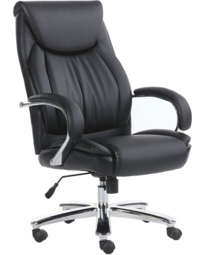 Кресло офисное BRABIX PREMIUM "Advance EX-575" (хром, экокожа, черное) 531825 в Заводоуковске - zavodoukovsk.mebel-74.com | фото