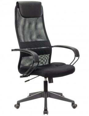 Кресло офисное BRABIX PREMIUM "Stalker EX-608 PL" (ткань-сетка/кожзам, черное) 532090 в Заводоуковске - zavodoukovsk.mebel-74.com | фото