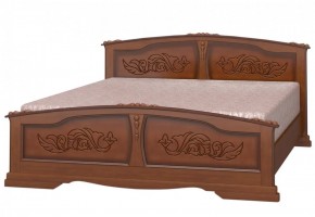 ЕЛЕНА Кровать из массива 1800 (Орех) в Заводоуковске - zavodoukovsk.mebel-74.com | фото