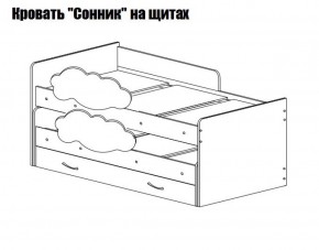 Кровать выкатная Соник (800*1900) в Заводоуковске - zavodoukovsk.mebel-74.com | фото