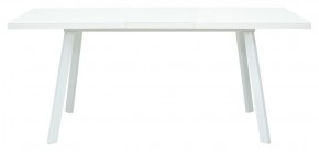 Стол ФИН 120 Белый, стекло/ Белый каркас М-City в Заводоуковске - zavodoukovsk.mebel-74.com | фото