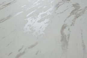 Стол RIETI 200 KL-99 Белый мрамор матовый, итальянская керамика / черный каркас, ®DISAUR в Заводоуковске - zavodoukovsk.mebel-74.com | фото